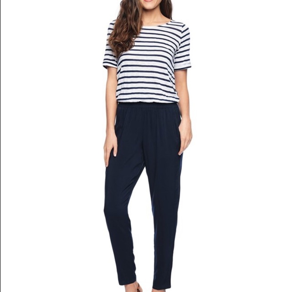 COPY - Splendid mixed media jumpsuit NWT